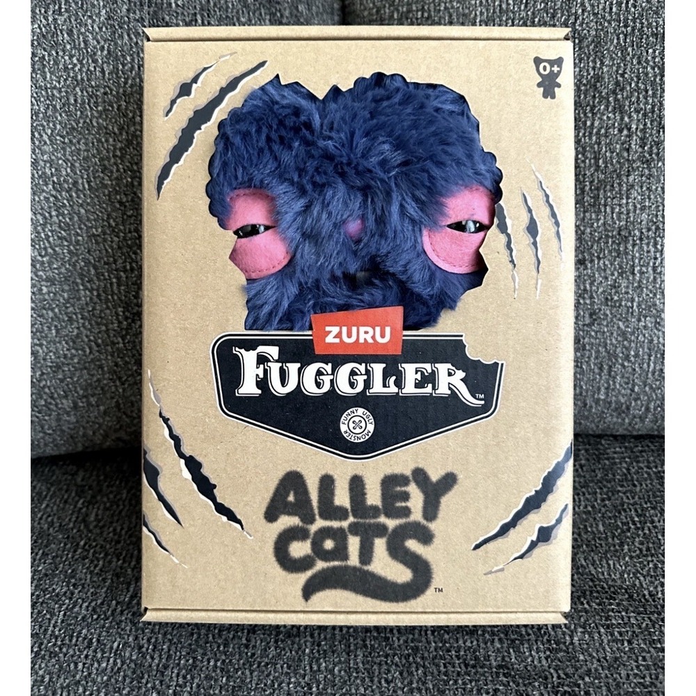 Fuggler Alley Cats Cheeze Plush Blue New In Box Zuru